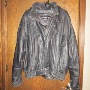 Men's Tannery West Leather Jacket, size XL